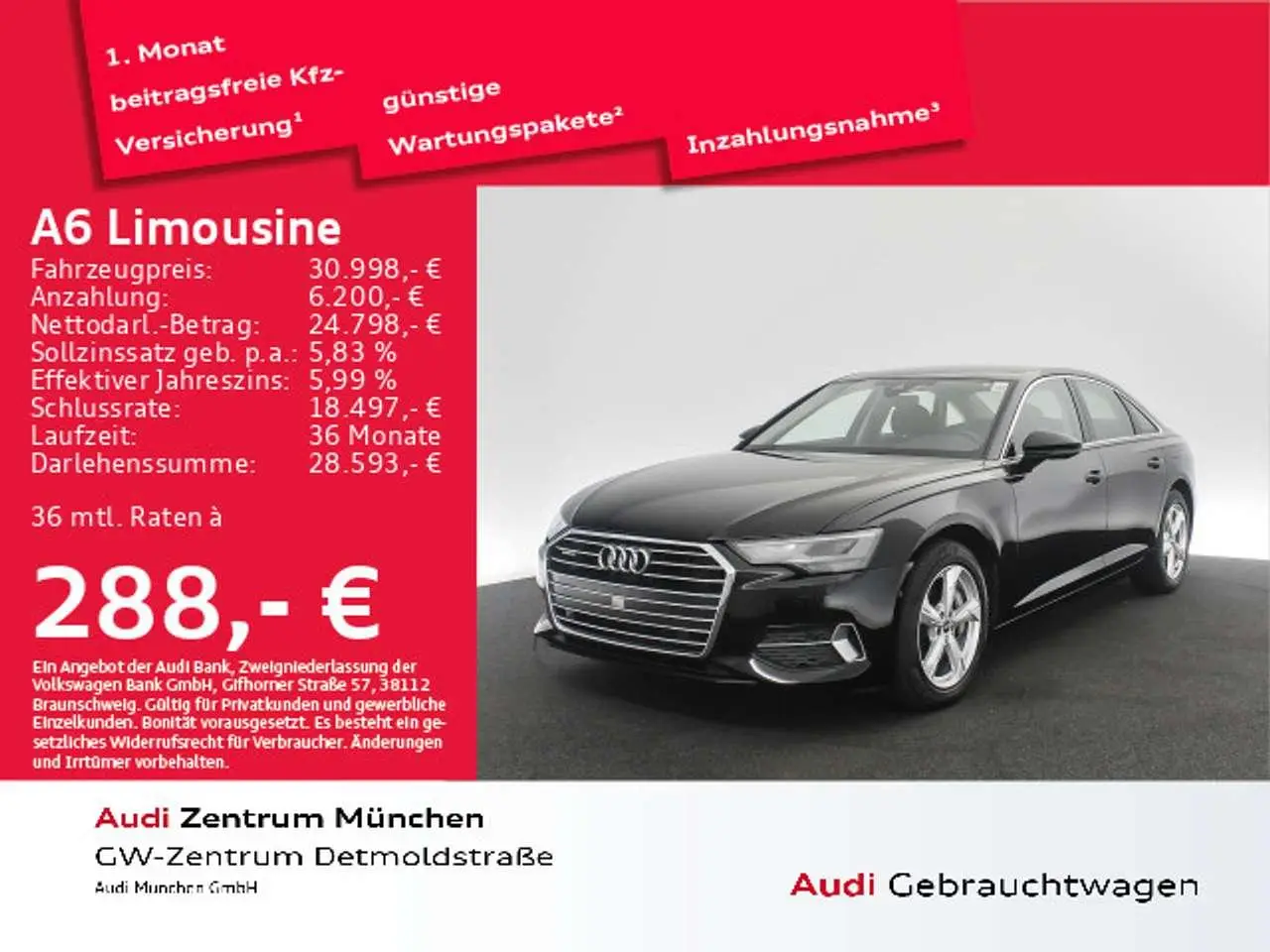 Photo 1 : Audi A6 2021 Hybride