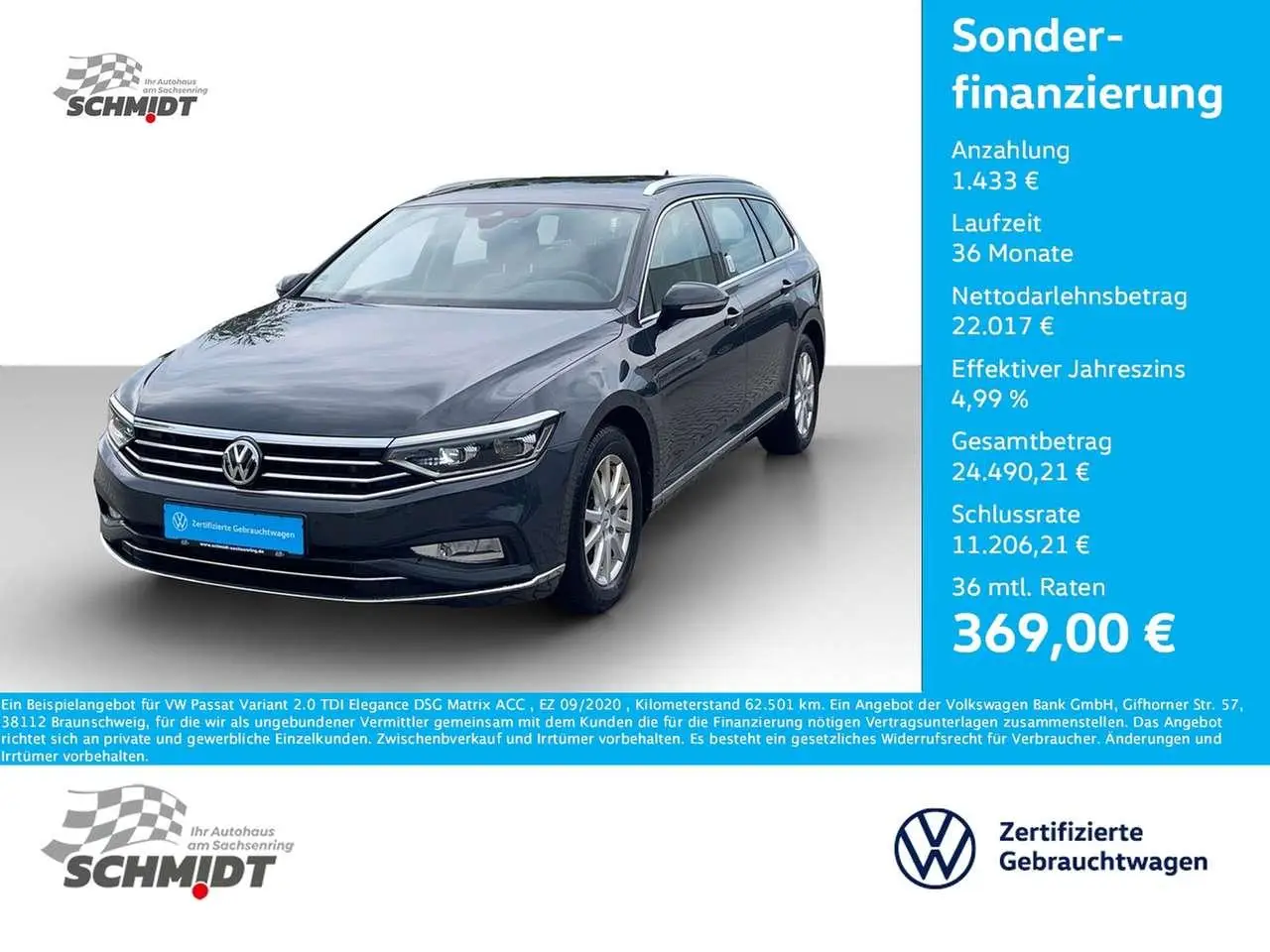 Photo 1 : Volkswagen Passat 2020 Diesel