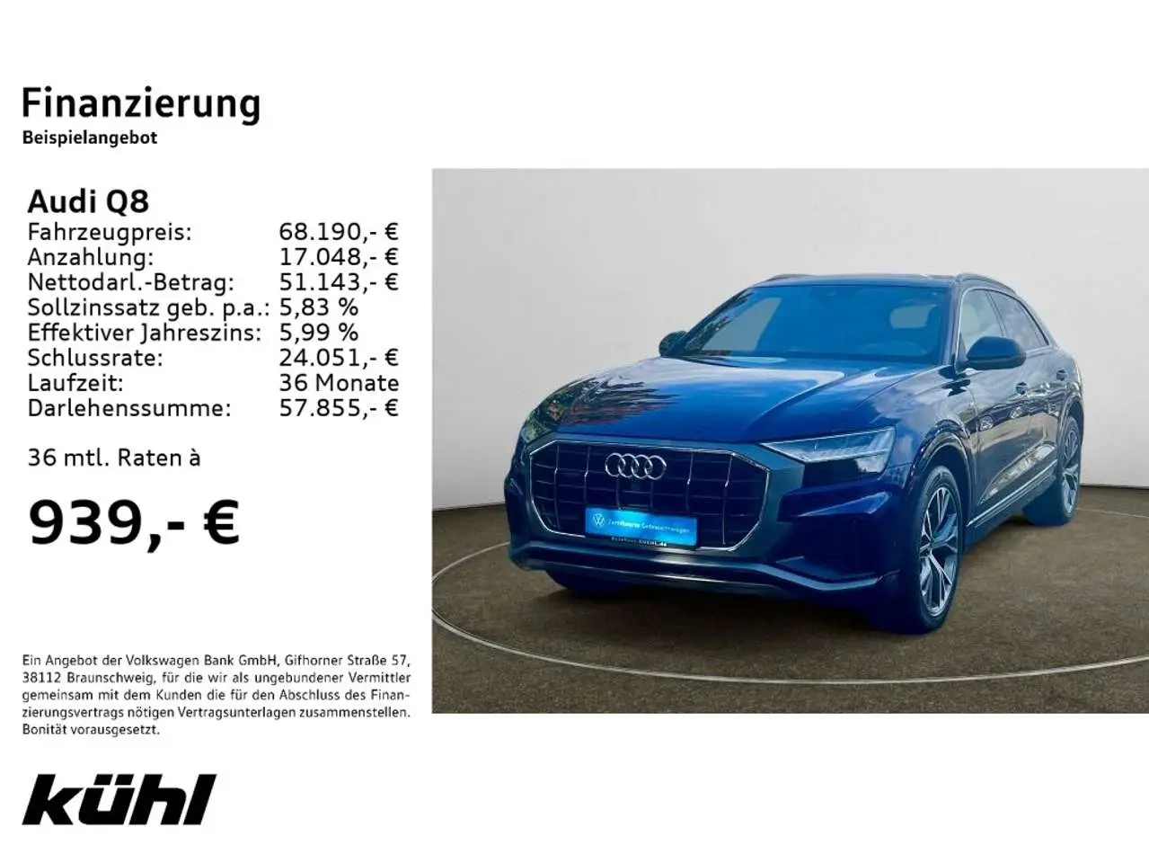 Photo 1 : Audi Q8 2021 Hybride