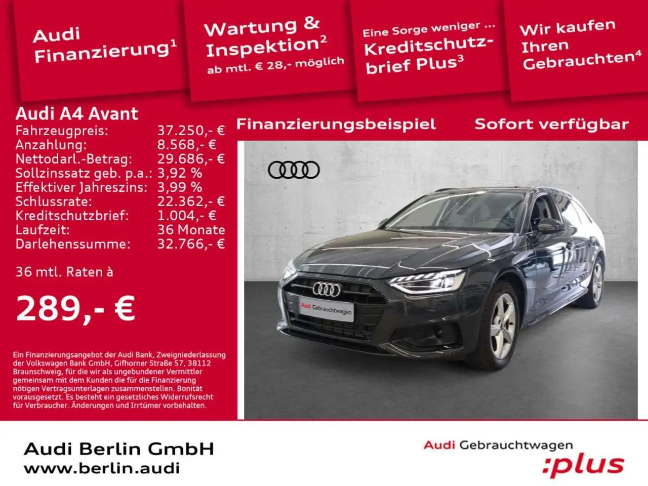 Photo 1 : Audi A4 2023 Petrol