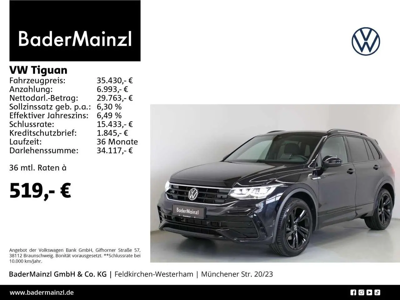 Photo 1 : Volkswagen Tiguan 2021 Diesel