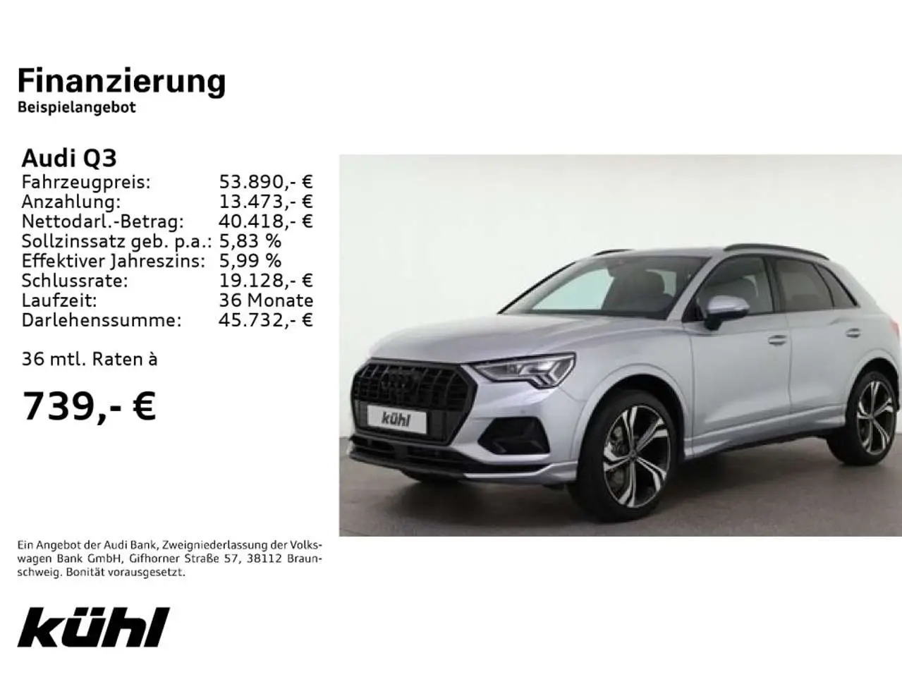 Photo 1 : Audi Q3 2024 Petrol