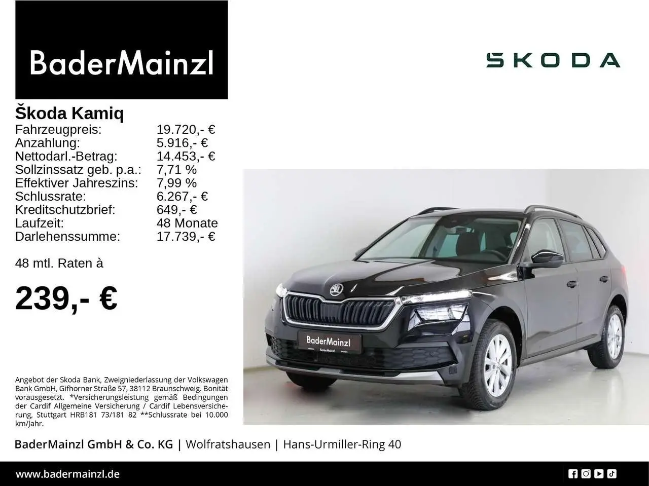 Photo 1 : Skoda Kamiq 2023 Petrol