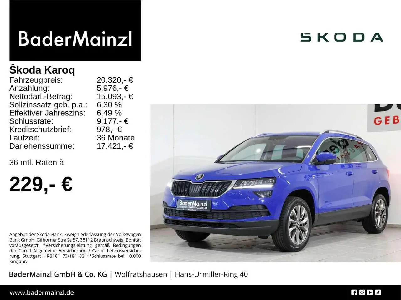 Photo 1 : Skoda Karoq 2021 Diesel