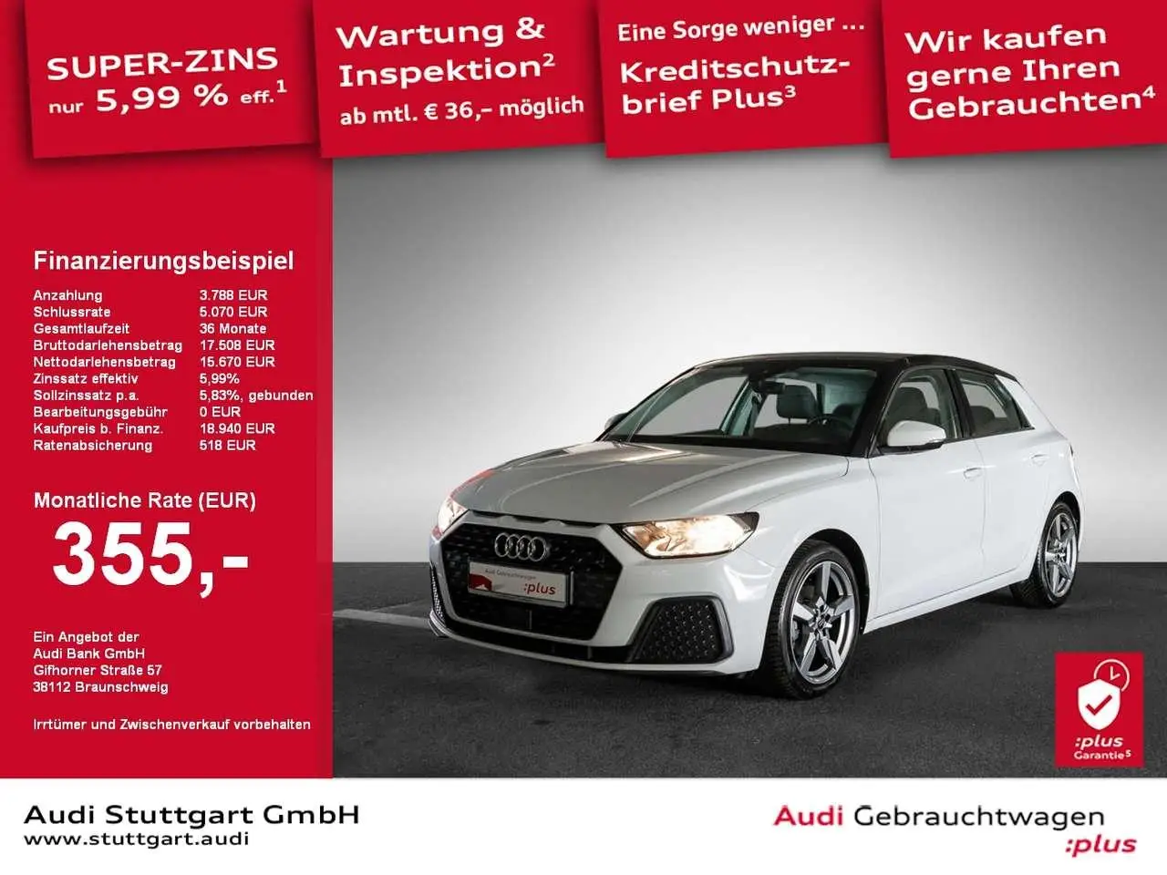 Photo 1 : Audi A1 2019 Petrol