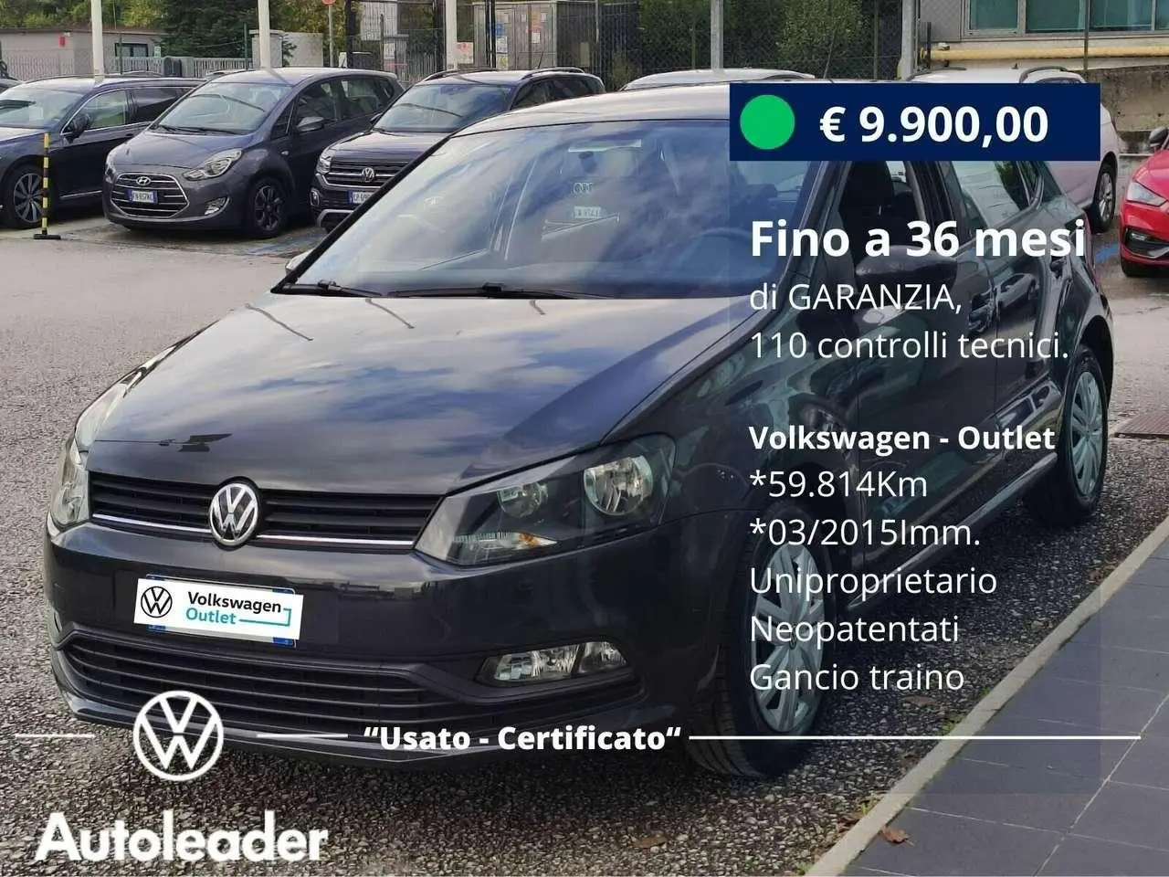 Photo 1 : Volkswagen Polo 2015 Diesel