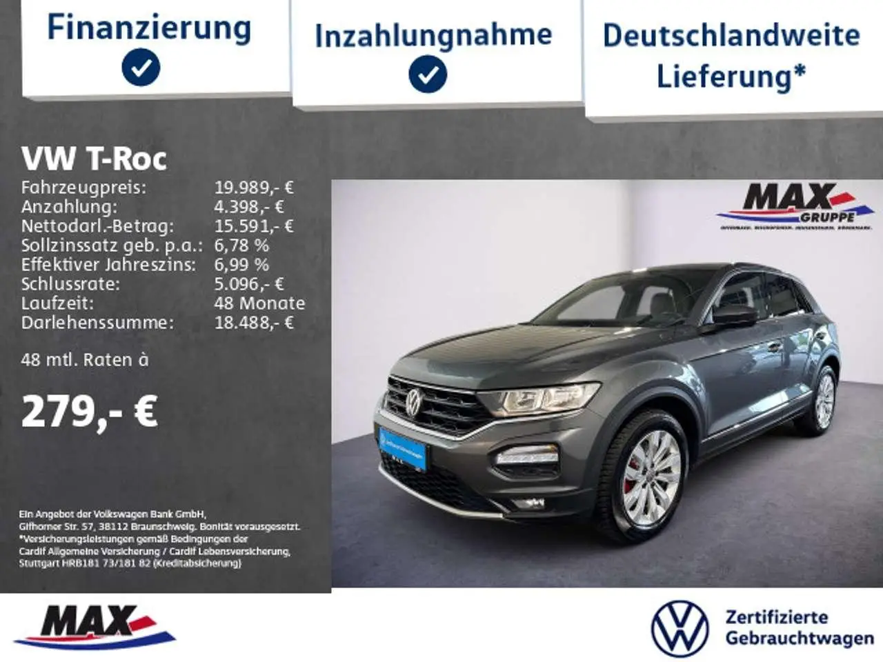 Photo 1 : Volkswagen T-roc 2020 Petrol