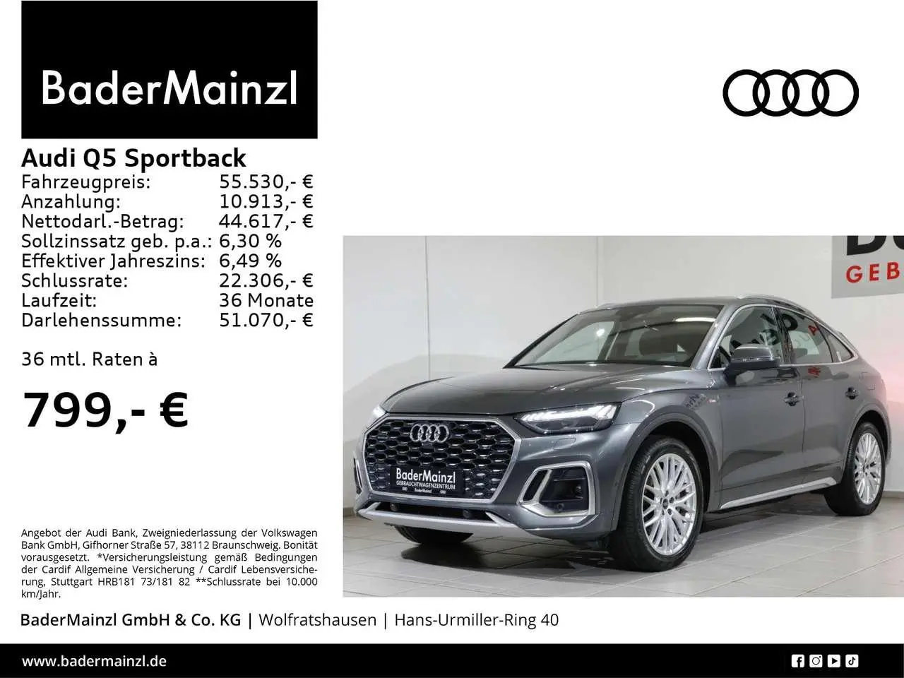 Photo 1 : Audi Q5 2021 Hybrid