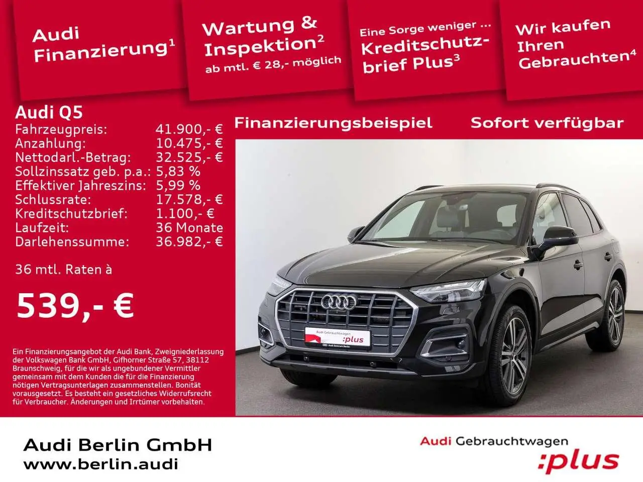 Photo 1 : Audi Q5 2022 Hybride