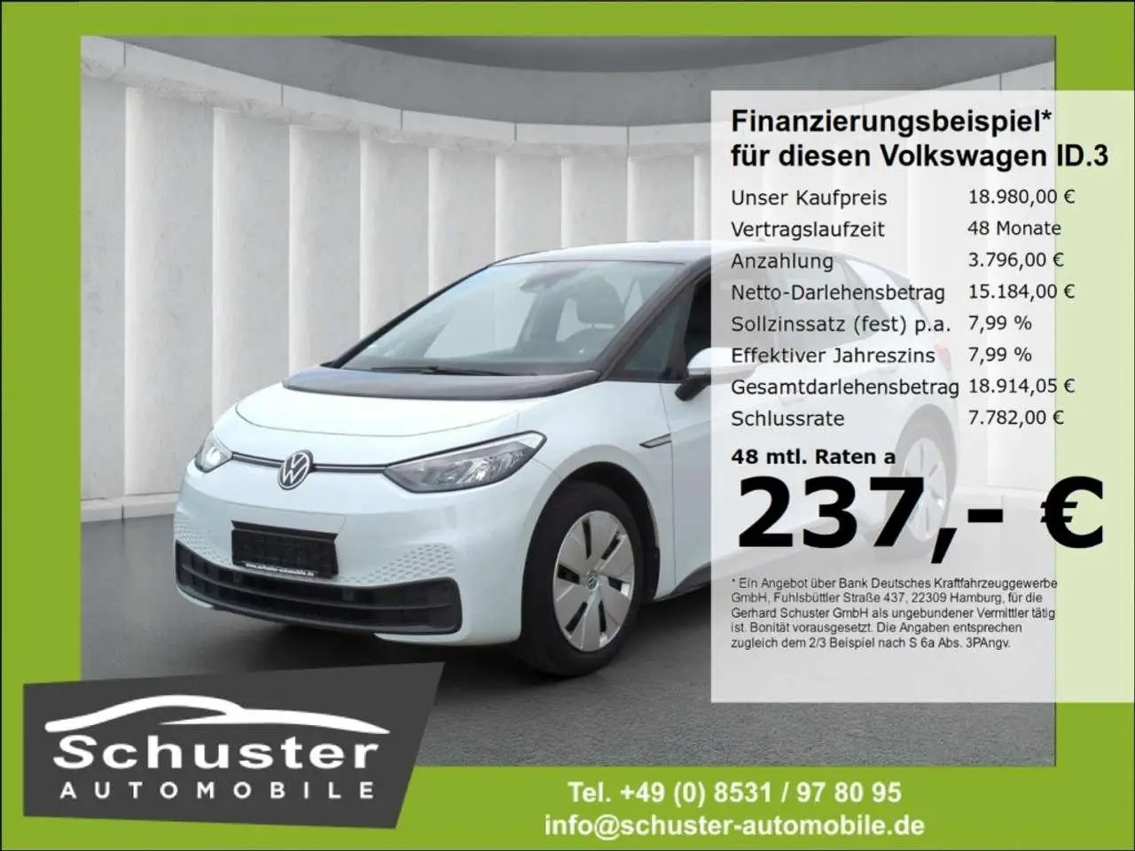 Photo 1 : Volkswagen Id.3 2021 Electric