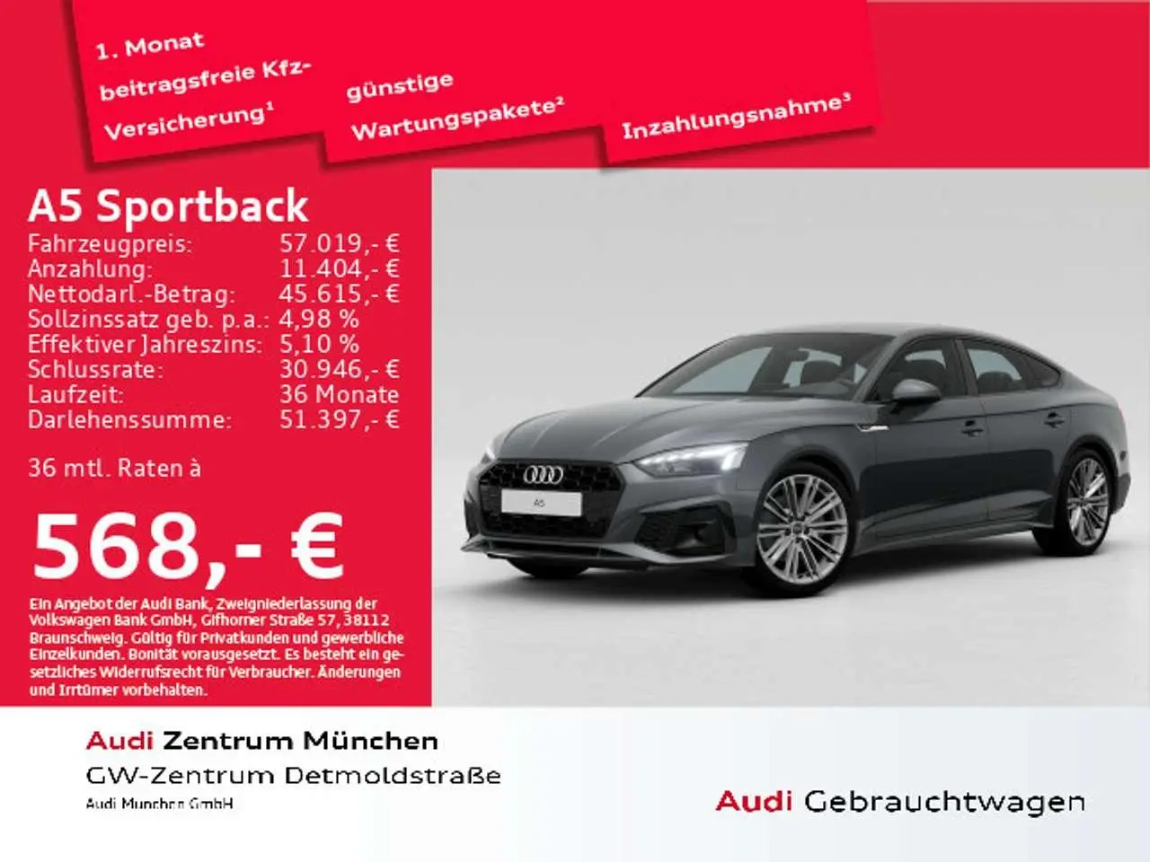 Photo 1 : Audi A5 2024 Essence