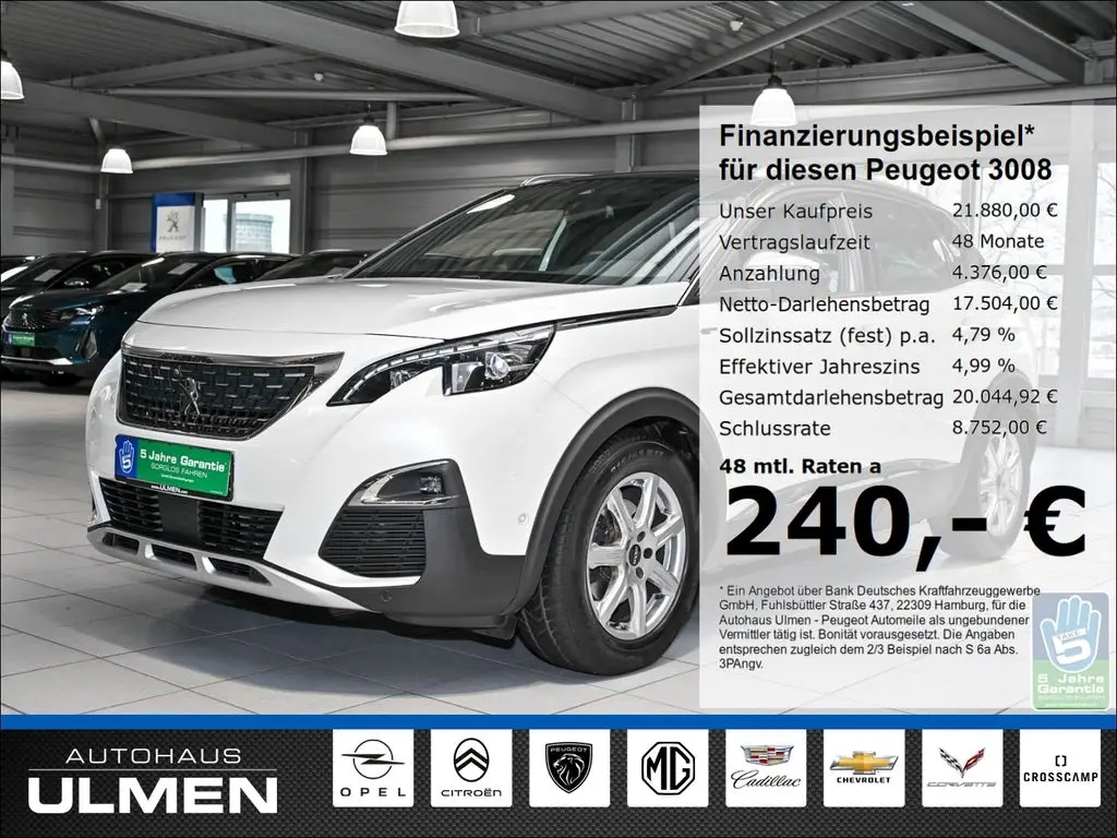 Photo 1 : Peugeot 3008 2019 Diesel