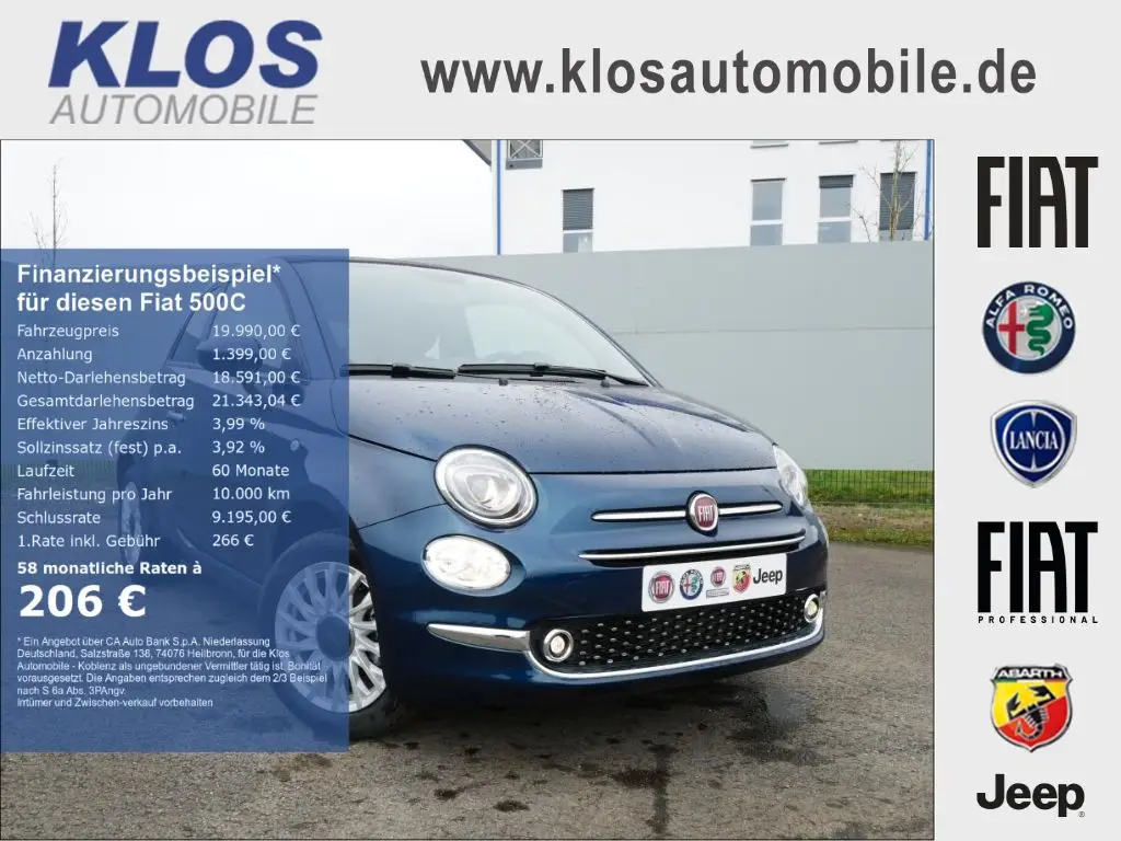 Photo 1 : Fiat 500c 2024 Essence