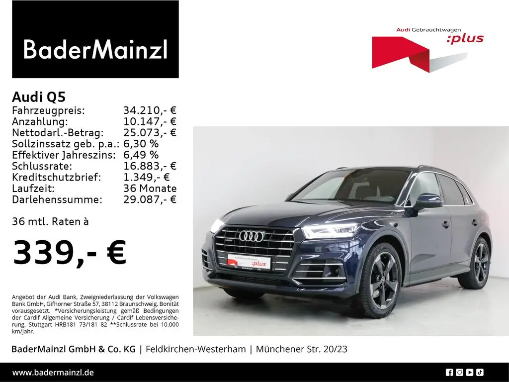 Photo 1 : Audi Q5 2020 Hybrid