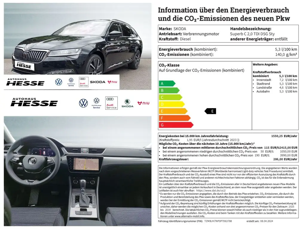 Photo 1 : Skoda Superb 2024 Diesel