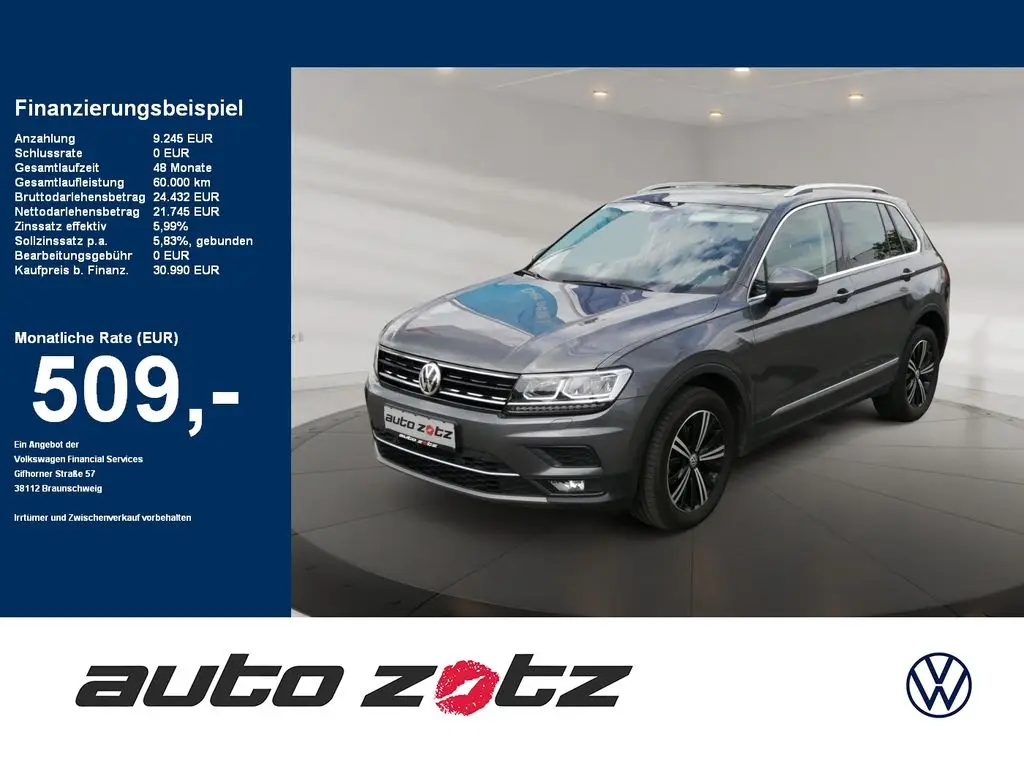 Photo 1 : Volkswagen Tiguan 2019 Diesel