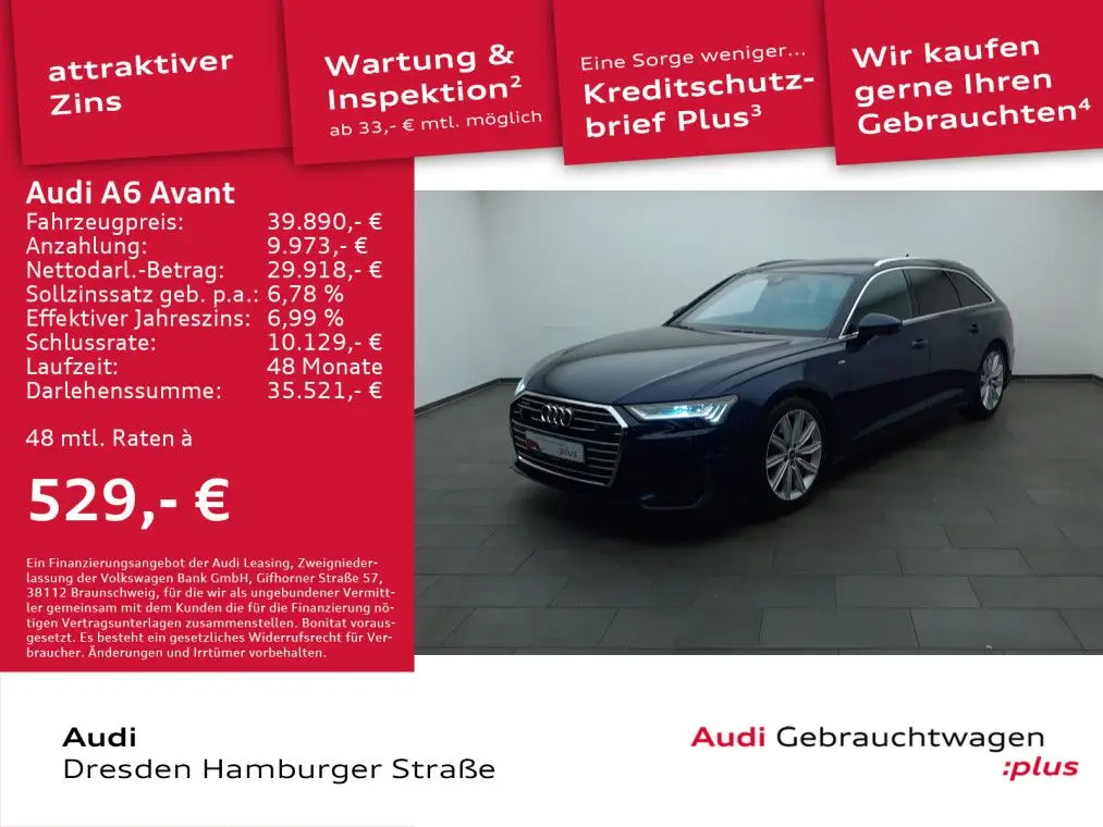 Photo 1 : Audi A6 2021 Hybride