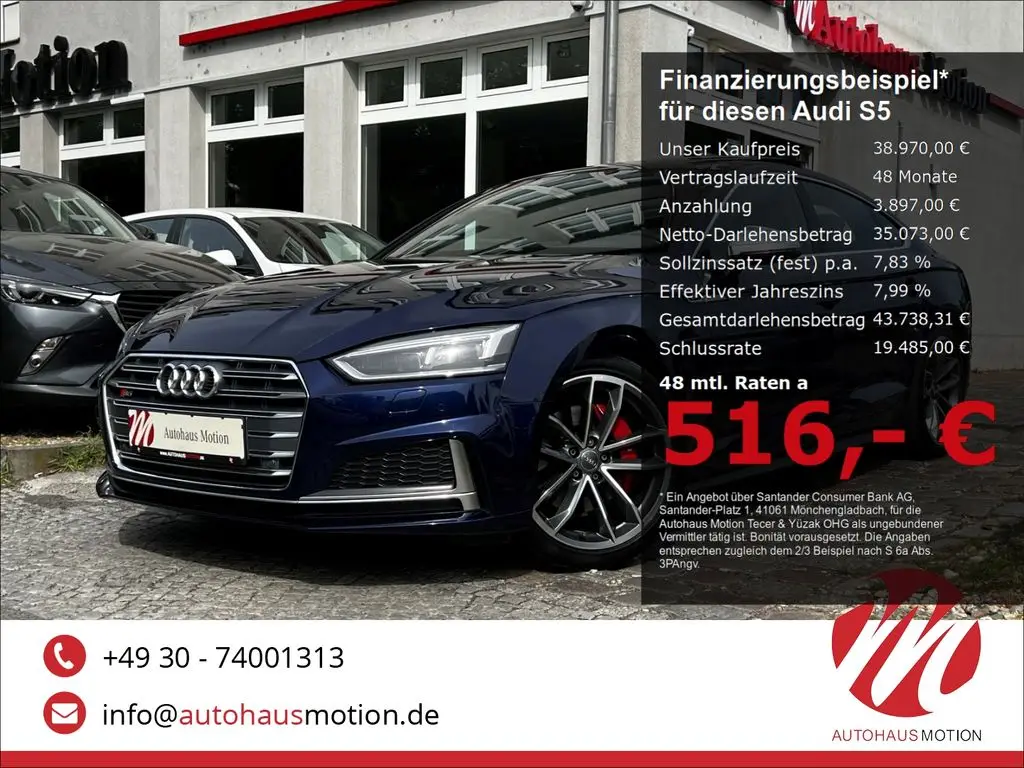 Photo 1 : Audi S5 2017 Essence