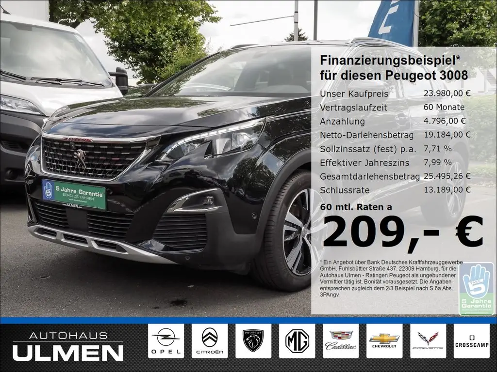 Photo 1 : Peugeot 3008 2020 Essence