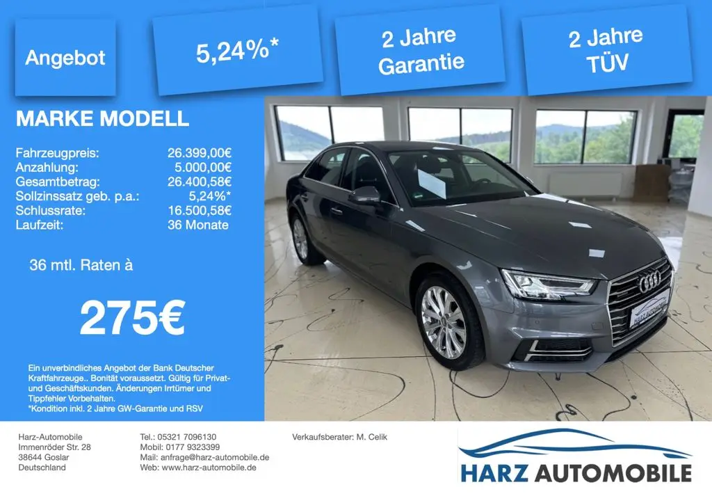 Photo 1 : Audi A4 2019 Diesel