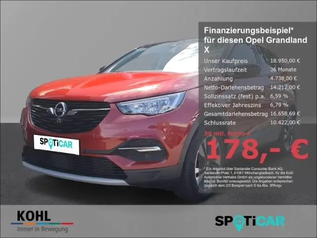 Photo 1 : Opel Grandland 2021 Petrol