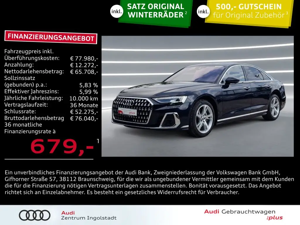 Photo 1 : Audi A8 2023 Diesel