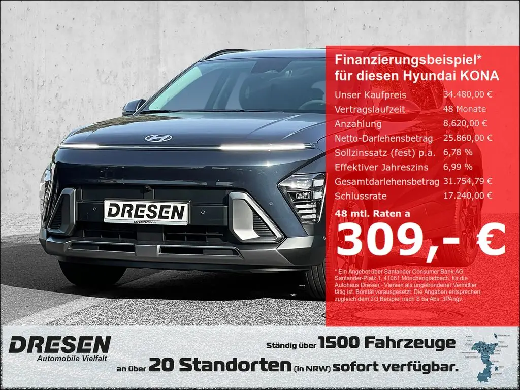 Photo 1 : Hyundai Kona 2023 Hybrid