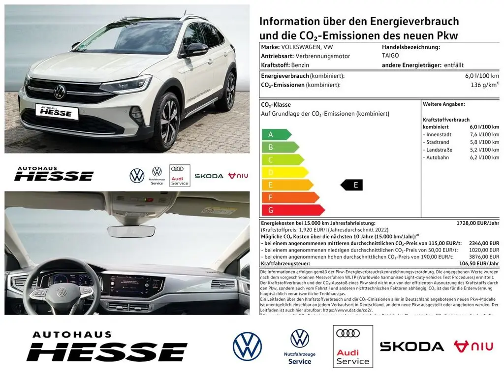 Photo 1 : Volkswagen Taigo 2024 Petrol