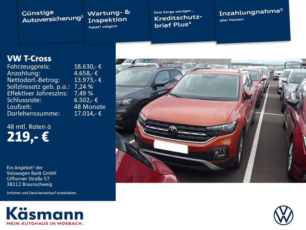 Photo 1 : Volkswagen T-cross 2023 Essence