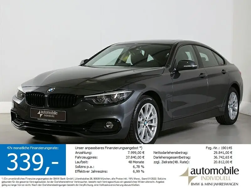 Photo 1 : Bmw Serie 4 2019 Petrol