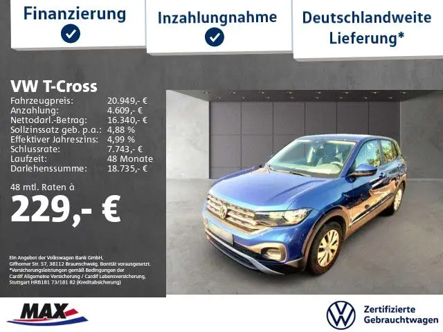 Photo 1 : Volkswagen T-cross 2020 Diesel
