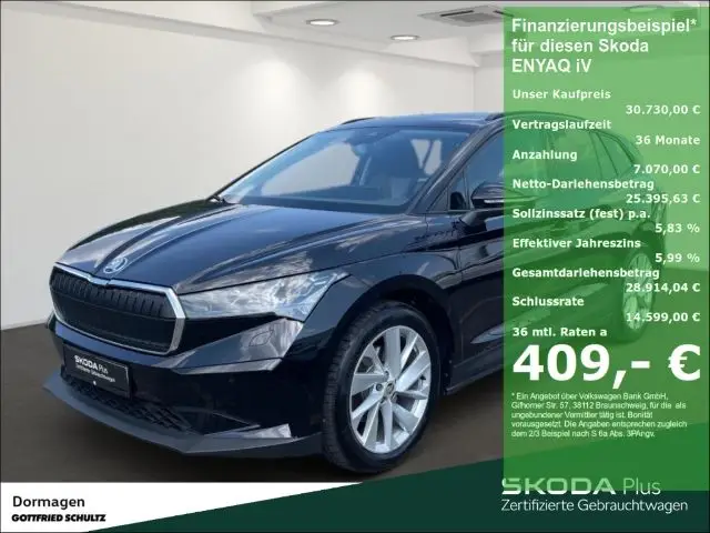 Photo 1 : Skoda Enyaq 2021 Non renseigné