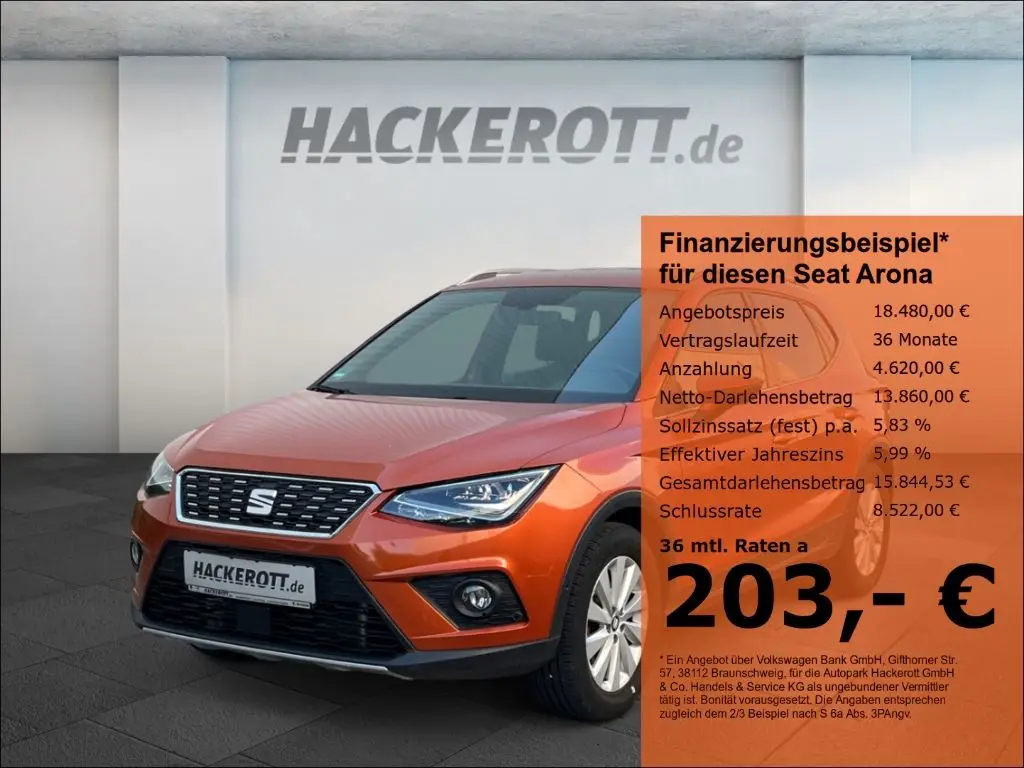 Photo 1 : Seat Arona 2019 Petrol