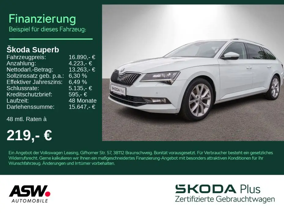 Photo 1 : Skoda Superb 2018 Essence