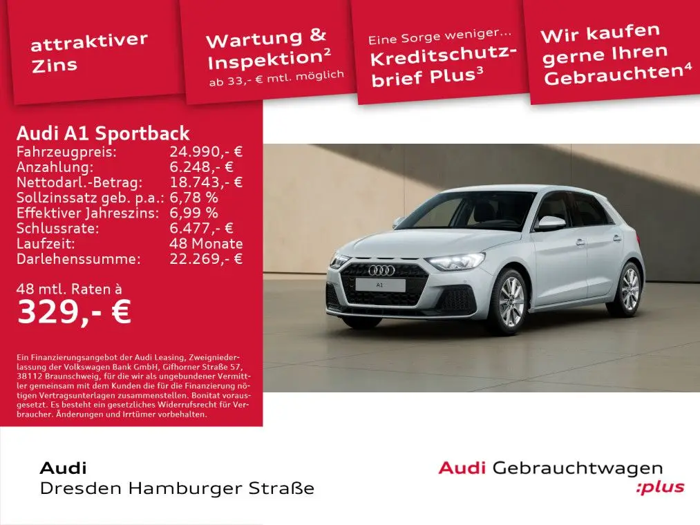 Photo 1 : Audi A1 2023 Essence