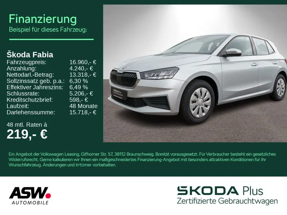 Photo 1 : Skoda Fabia 2021 Essence