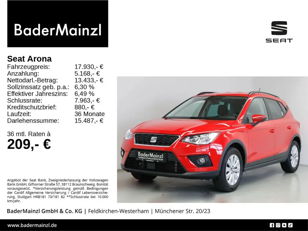 Photo 1 : Seat Arona 2021 Essence