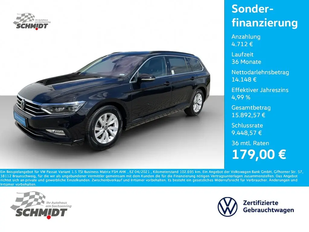 Photo 1 : Volkswagen Passat 2021 Petrol