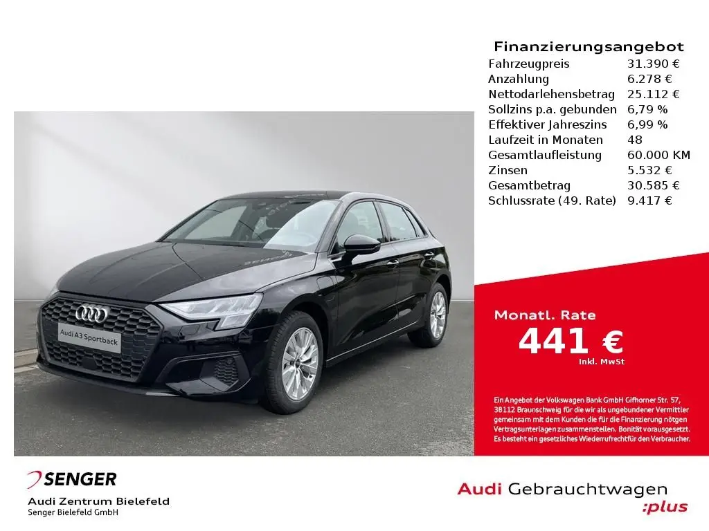 Photo 1 : Audi A3 2023 Hybride