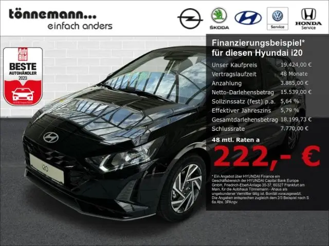 Photo 1 : Hyundai I20 2024 Essence