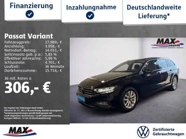 Photo 1 : Volkswagen Passat 2020 Diesel