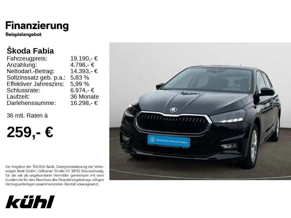 Photo 1 : Skoda Fabia 2022 Essence