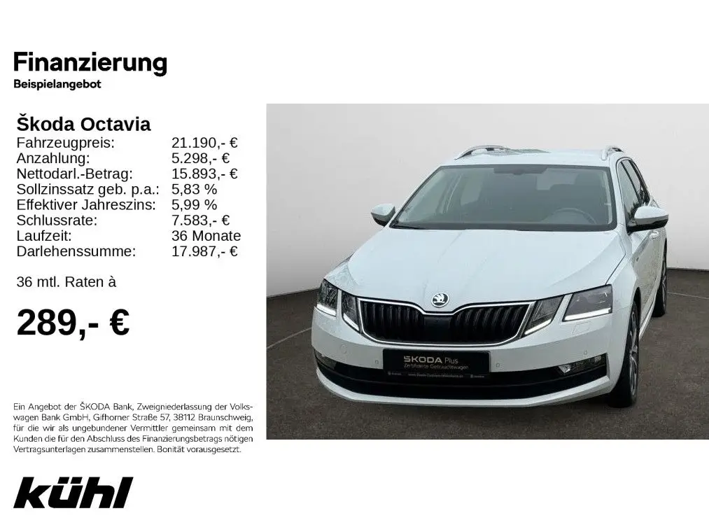 Photo 1 : Skoda Octavia 2019 Essence