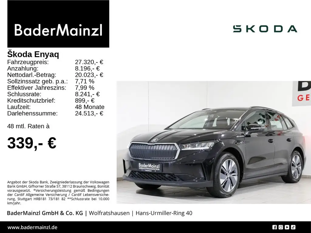 Photo 1 : Skoda Enyaq 2021 Non renseigné