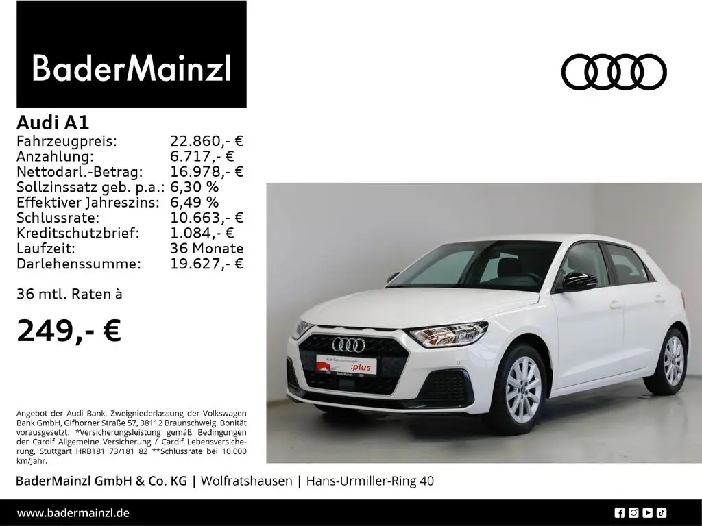 Photo 1 : Audi A1 2023 Essence