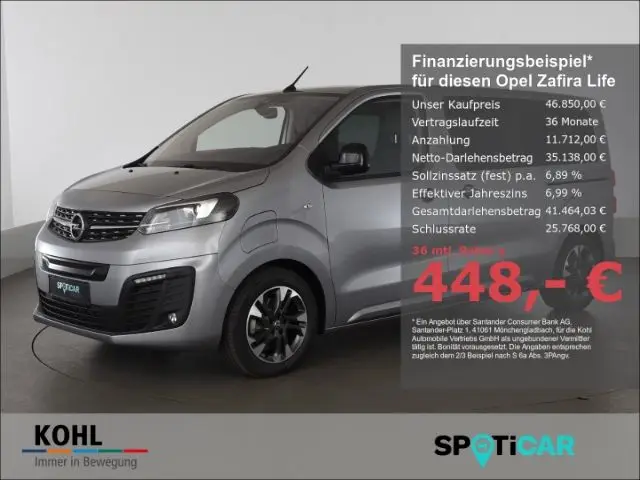 Photo 1 : Opel Zafira 2023 Non renseigné