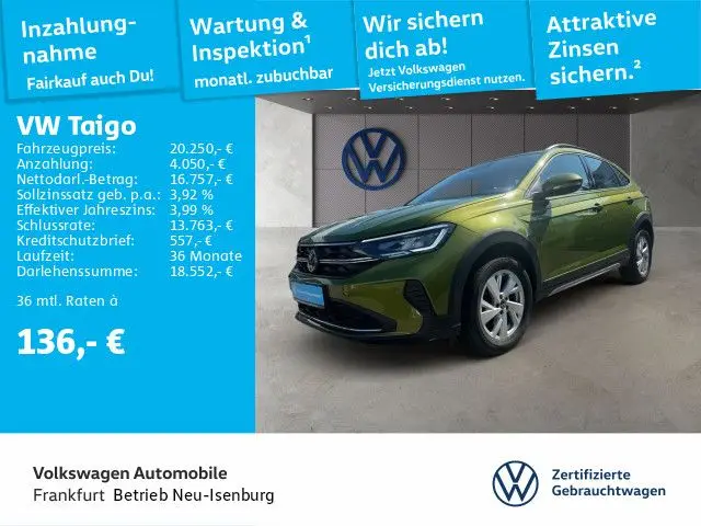 Photo 1 : Volkswagen Taigo 2023 Petrol