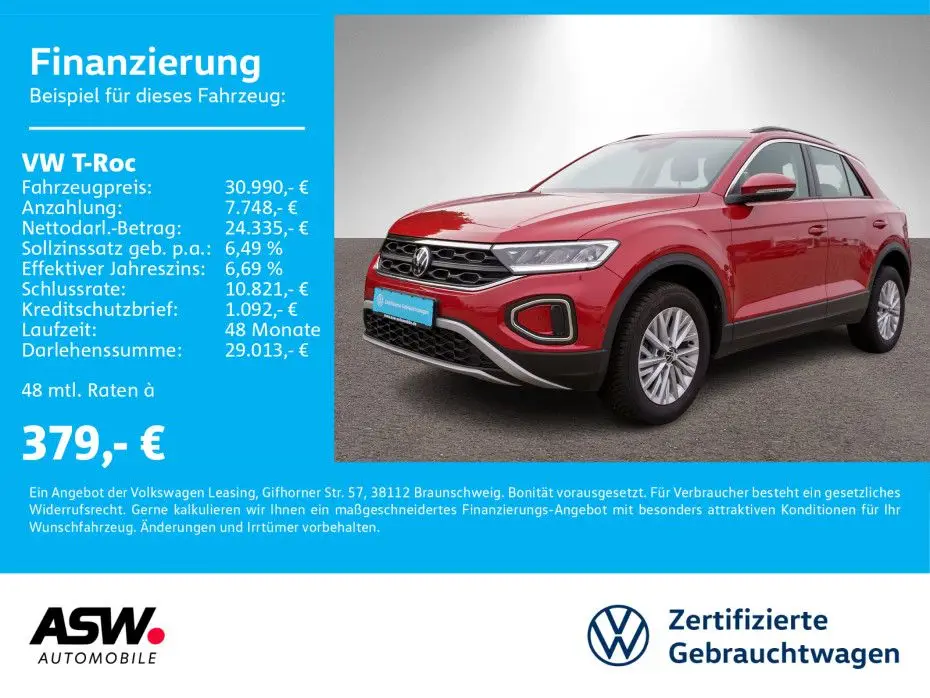 Photo 1 : Volkswagen T-roc 2023 Petrol