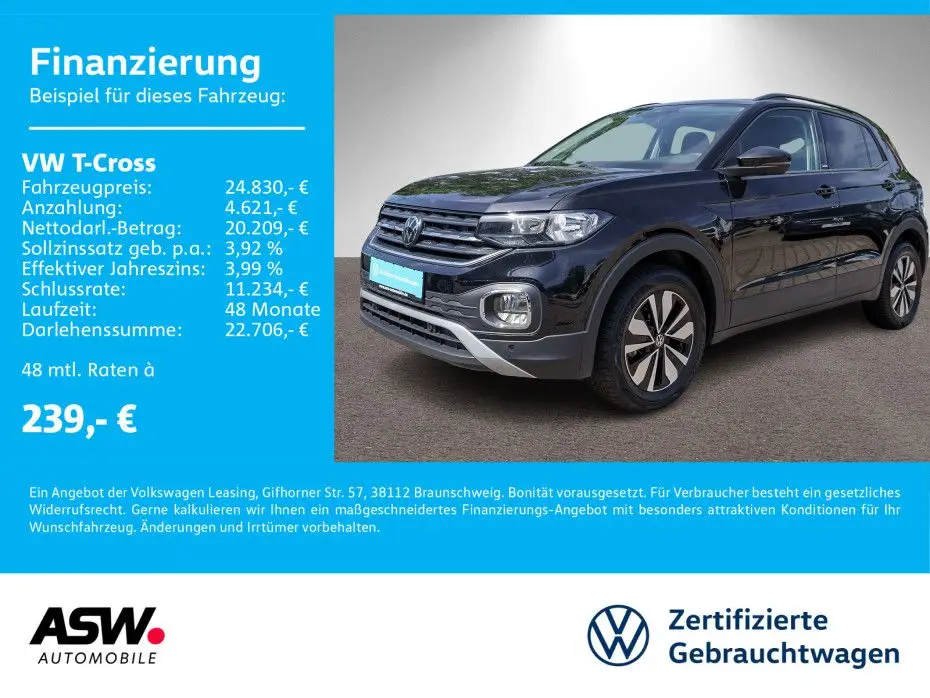 Photo 1 : Volkswagen T-cross 2024 Petrol