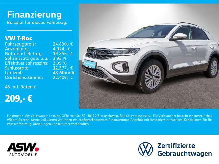 Photo 1 : Volkswagen T-roc 2024 Essence